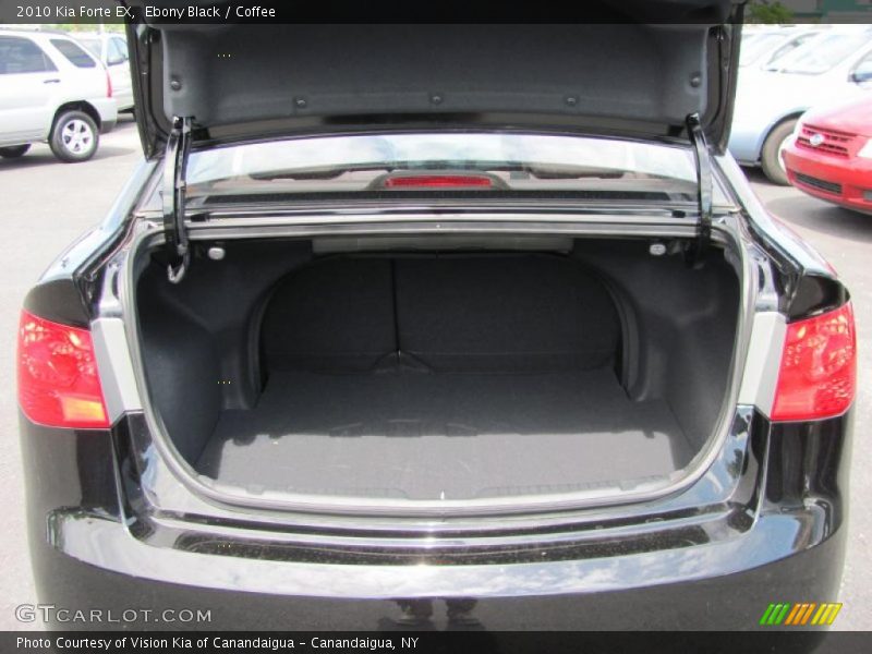 Ebony Black / Coffee 2010 Kia Forte EX