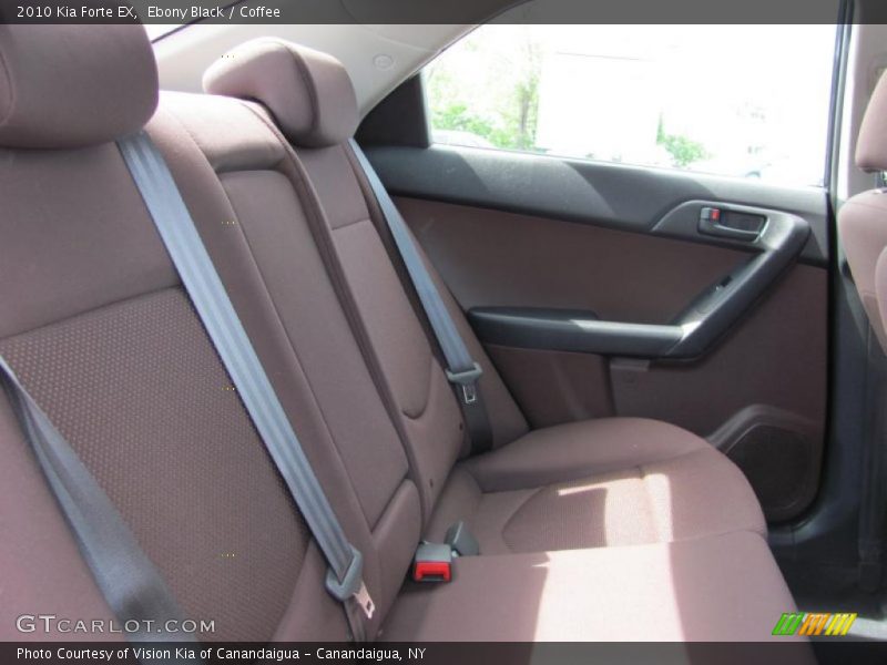 Ebony Black / Coffee 2010 Kia Forte EX