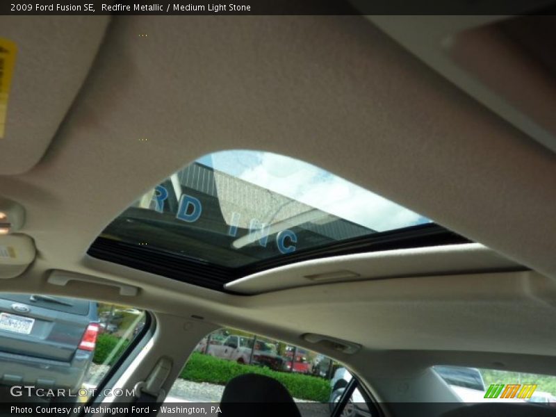 Redfire Metallic / Medium Light Stone 2009 Ford Fusion SE