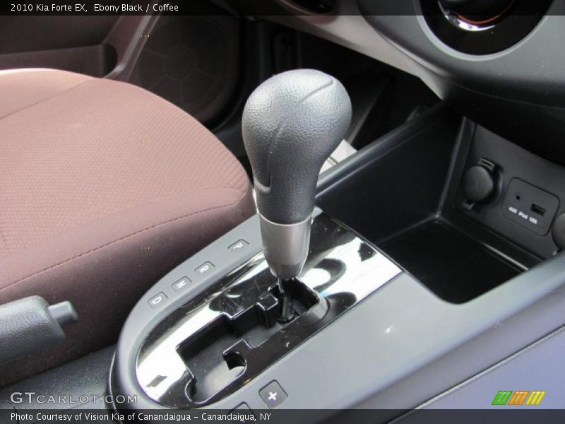 Ebony Black / Coffee 2010 Kia Forte EX