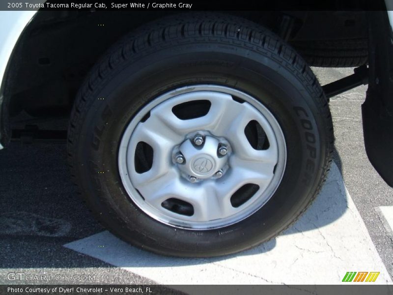 Super White / Graphite Gray 2005 Toyota Tacoma Regular Cab