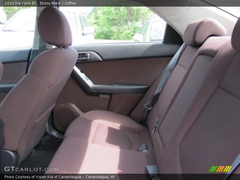 Ebony Black / Coffee 2010 Kia Forte EX