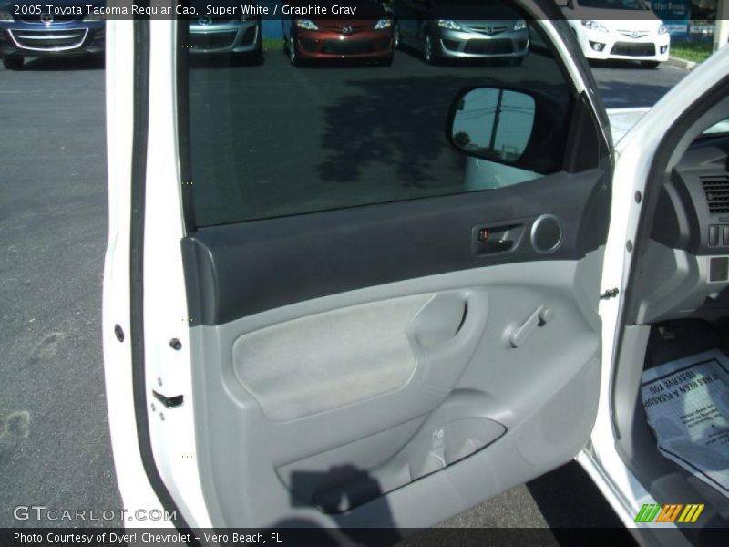 Super White / Graphite Gray 2005 Toyota Tacoma Regular Cab