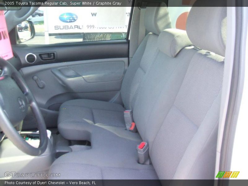 Super White / Graphite Gray 2005 Toyota Tacoma Regular Cab