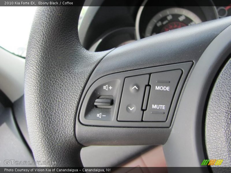Ebony Black / Coffee 2010 Kia Forte EX