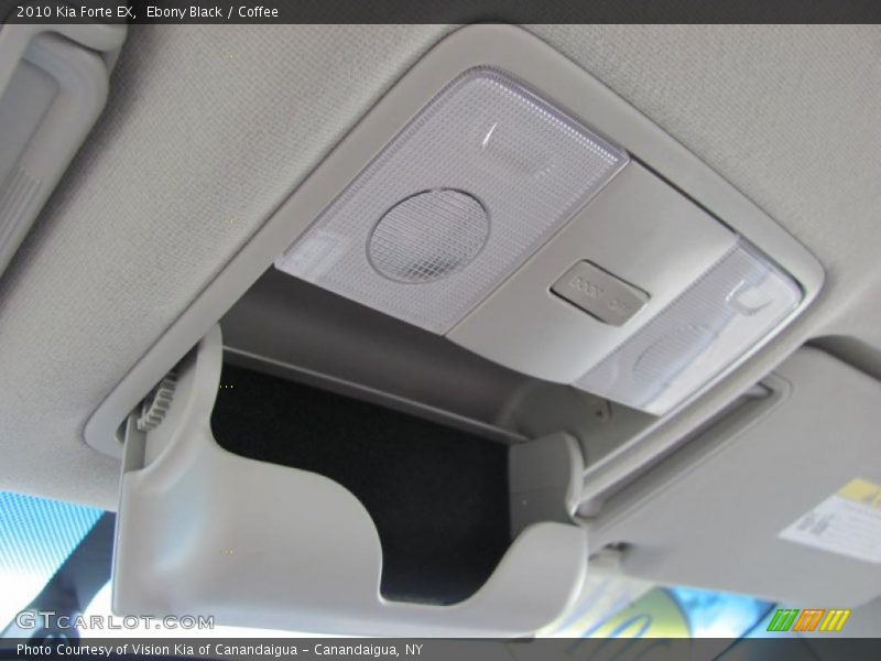 Ebony Black / Coffee 2010 Kia Forte EX