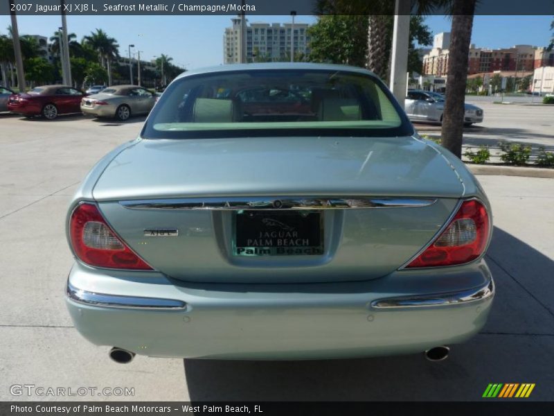 Seafrost Metallic / Champagne/Mocha 2007 Jaguar XJ XJ8 L