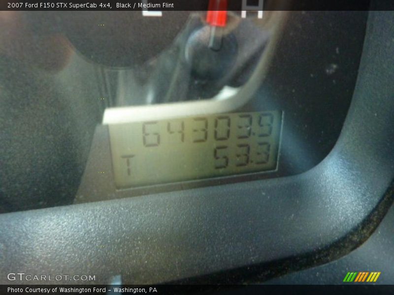 Black / Medium Flint 2007 Ford F150 STX SuperCab 4x4