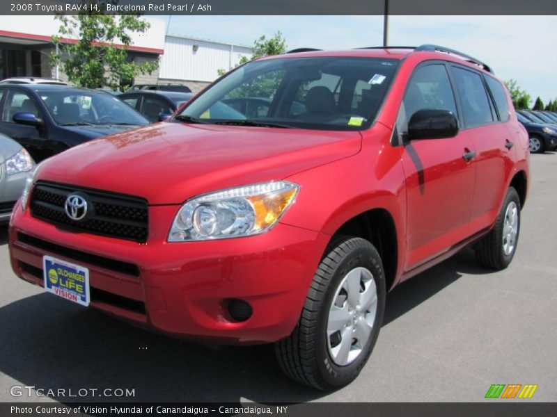 Barcelona Red Pearl / Ash 2008 Toyota RAV4 I4