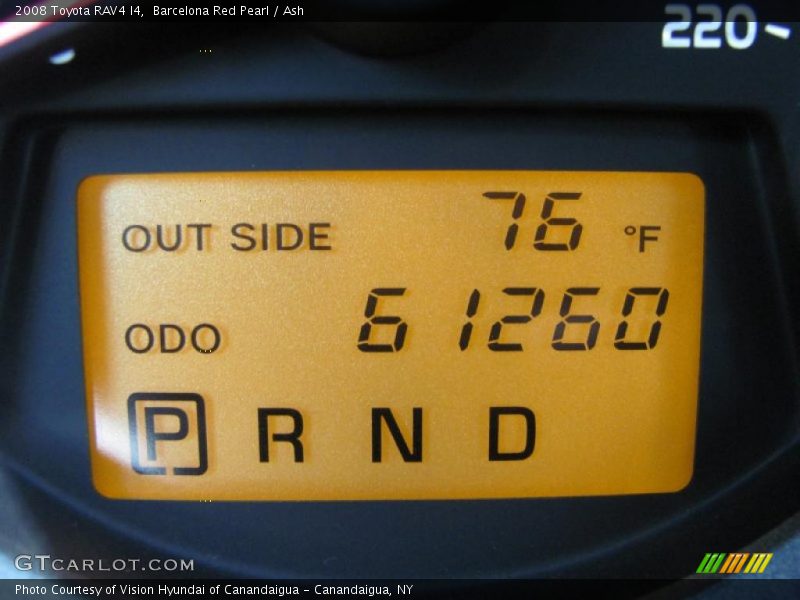 Barcelona Red Pearl / Ash 2008 Toyota RAV4 I4