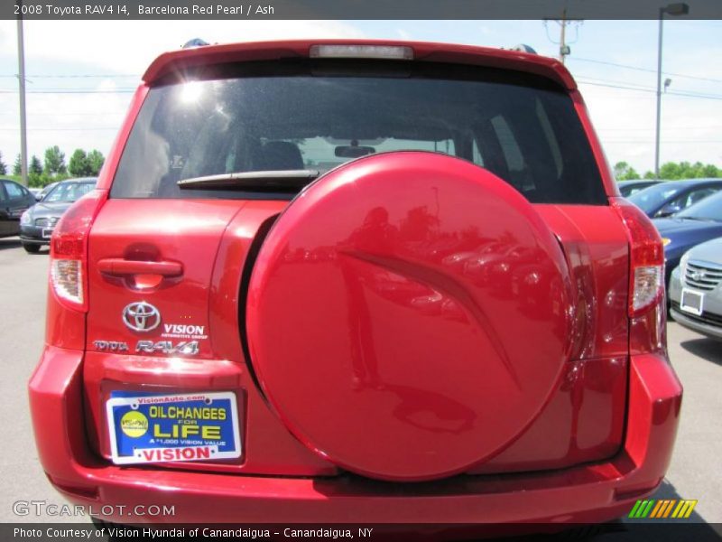 Barcelona Red Pearl / Ash 2008 Toyota RAV4 I4