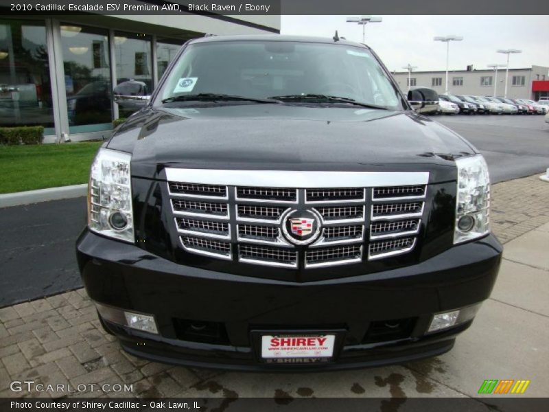 Black Raven / Ebony 2010 Cadillac Escalade ESV Premium AWD