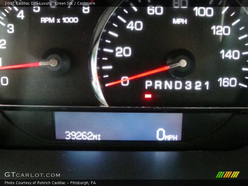 Green Silk / Cashmere 2007 Cadillac DTS Luxury