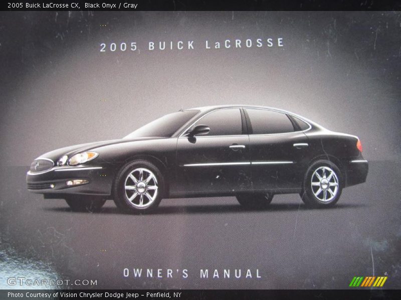 Black Onyx / Gray 2005 Buick LaCrosse CX