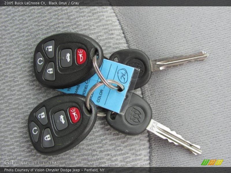 Black Onyx / Gray 2005 Buick LaCrosse CX