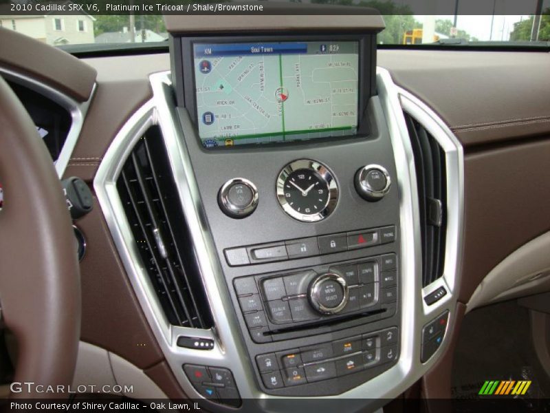 Platinum Ice Tricoat / Shale/Brownstone 2010 Cadillac SRX V6