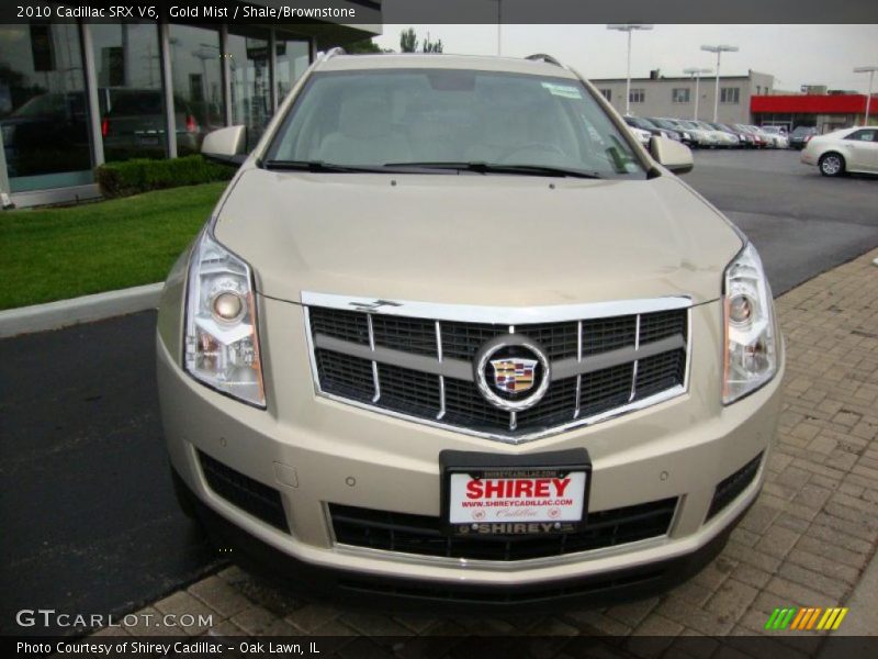 Gold Mist / Shale/Brownstone 2010 Cadillac SRX V6