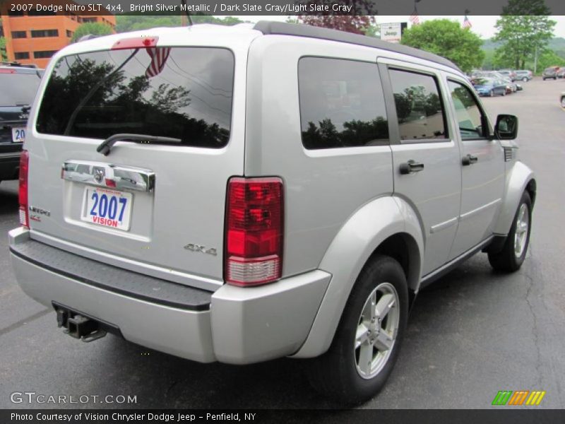 Bright Silver Metallic / Dark Slate Gray/Light Slate Gray 2007 Dodge Nitro SLT 4x4