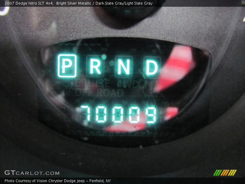 Bright Silver Metallic / Dark Slate Gray/Light Slate Gray 2007 Dodge Nitro SLT 4x4