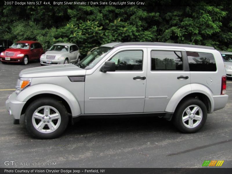 Bright Silver Metallic / Dark Slate Gray/Light Slate Gray 2007 Dodge Nitro SLT 4x4
