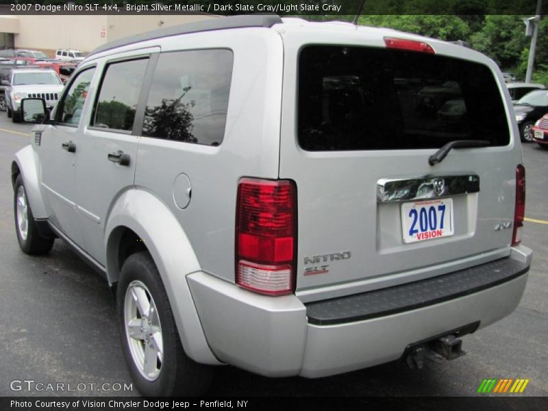 Bright Silver Metallic / Dark Slate Gray/Light Slate Gray 2007 Dodge Nitro SLT 4x4
