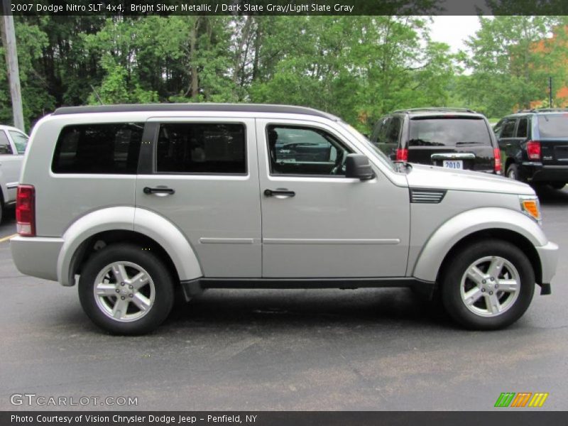 Bright Silver Metallic / Dark Slate Gray/Light Slate Gray 2007 Dodge Nitro SLT 4x4