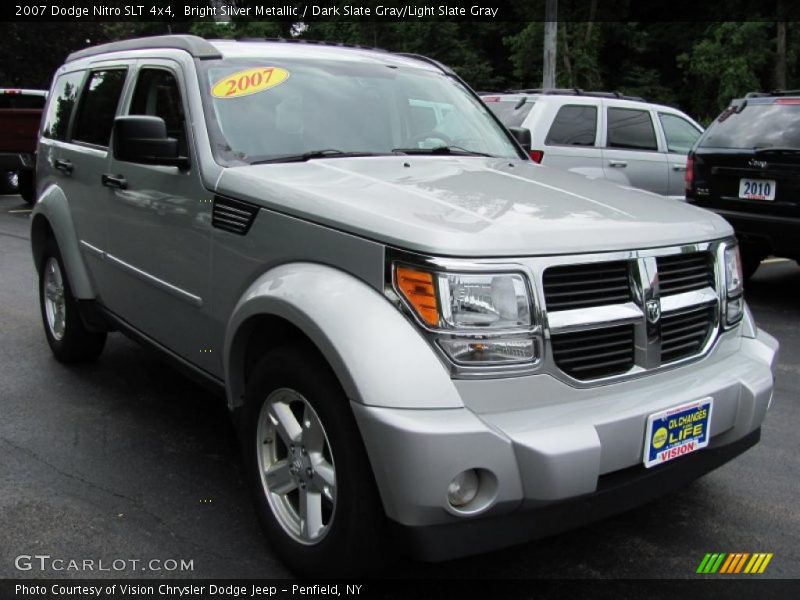 Bright Silver Metallic / Dark Slate Gray/Light Slate Gray 2007 Dodge Nitro SLT 4x4