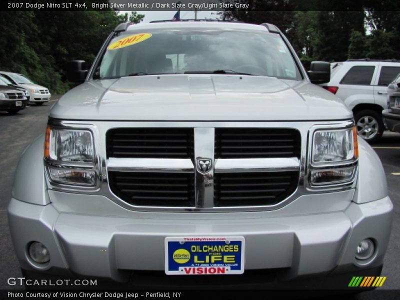 Bright Silver Metallic / Dark Slate Gray/Light Slate Gray 2007 Dodge Nitro SLT 4x4