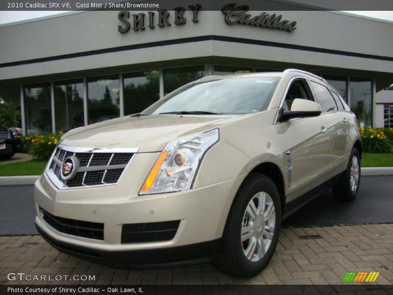 Gold Mist / Shale/Brownstone 2010 Cadillac SRX V6