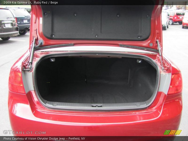 Ruby Red / Beige 2009 Kia Optima LX