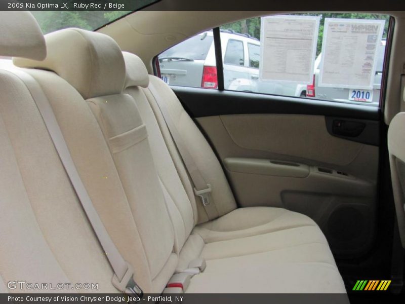 Ruby Red / Beige 2009 Kia Optima LX