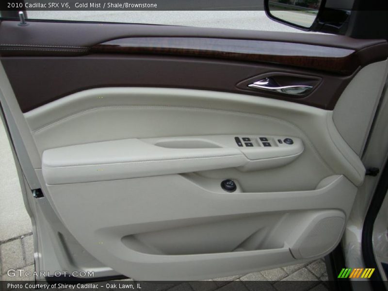 Gold Mist / Shale/Brownstone 2010 Cadillac SRX V6