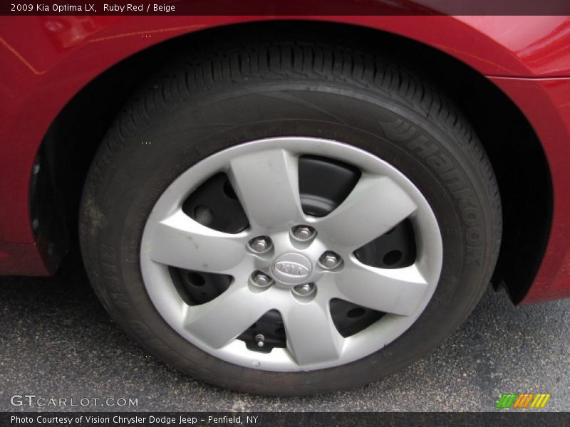 Ruby Red / Beige 2009 Kia Optima LX