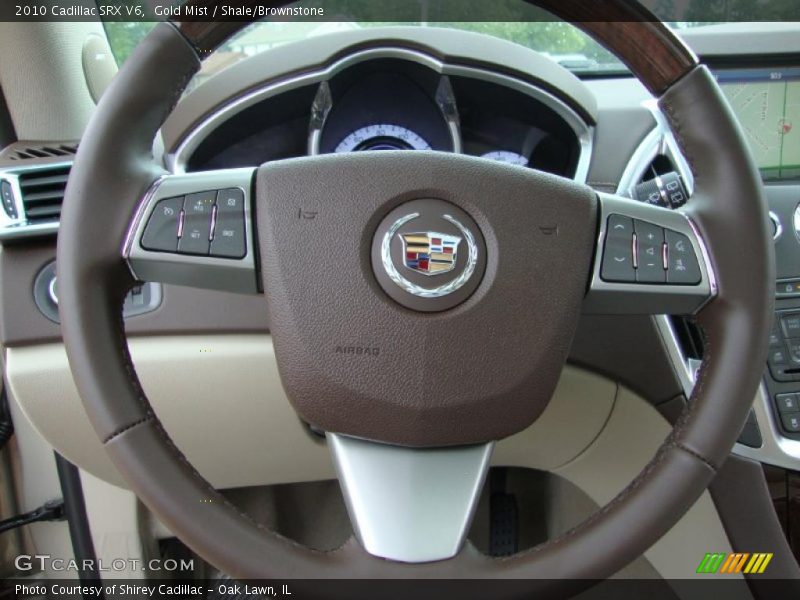 Gold Mist / Shale/Brownstone 2010 Cadillac SRX V6