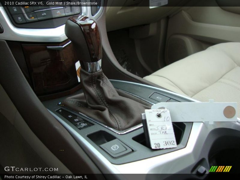 Gold Mist / Shale/Brownstone 2010 Cadillac SRX V6