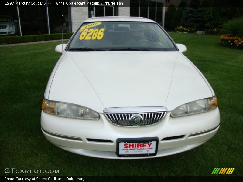 White Opalescent Metallic / Prairie Tan 1997 Mercury Cougar XR7