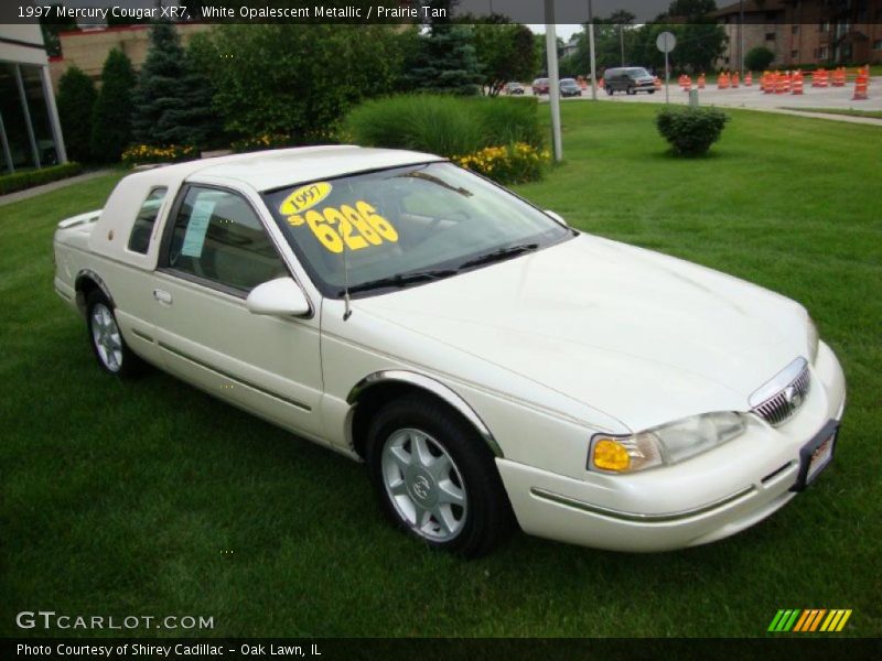 White Opalescent Metallic / Prairie Tan 1997 Mercury Cougar XR7