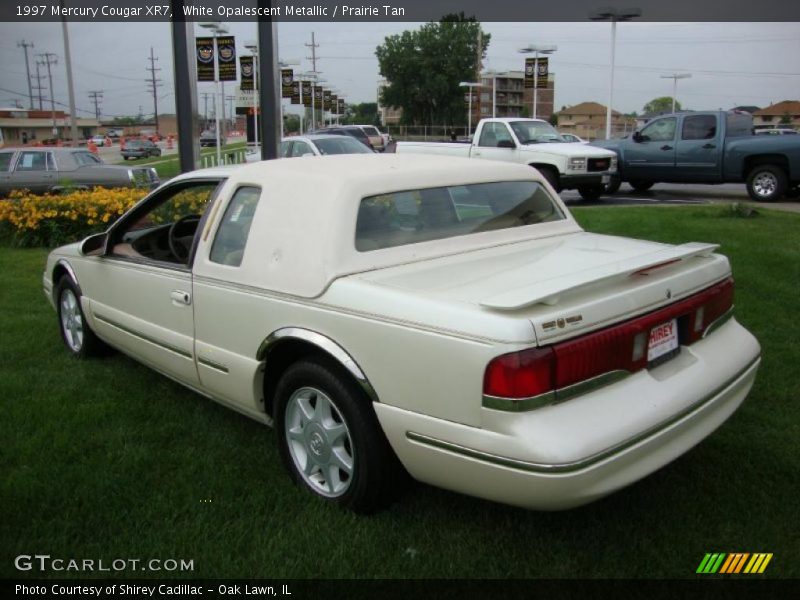 White Opalescent Metallic / Prairie Tan 1997 Mercury Cougar XR7