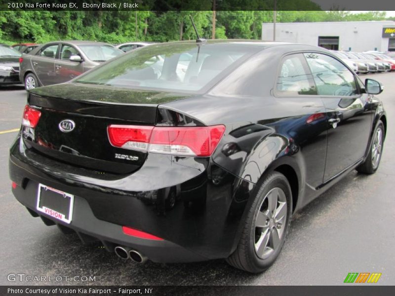 Ebony Black / Black 2010 Kia Forte Koup EX