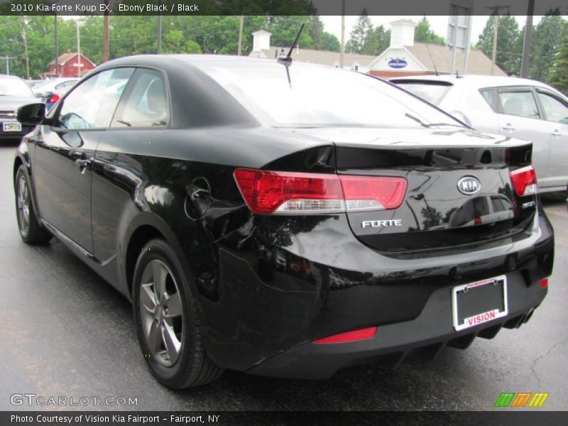 Ebony Black / Black 2010 Kia Forte Koup EX