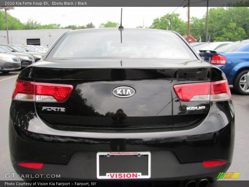Ebony Black / Black 2010 Kia Forte Koup EX