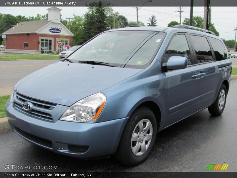 Glacier Blue / Gray 2009 Kia Sedona LX