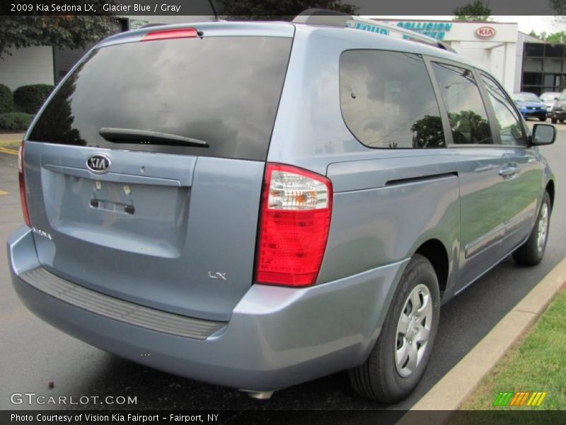 Glacier Blue / Gray 2009 Kia Sedona LX