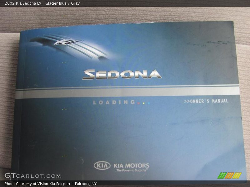 Glacier Blue / Gray 2009 Kia Sedona LX