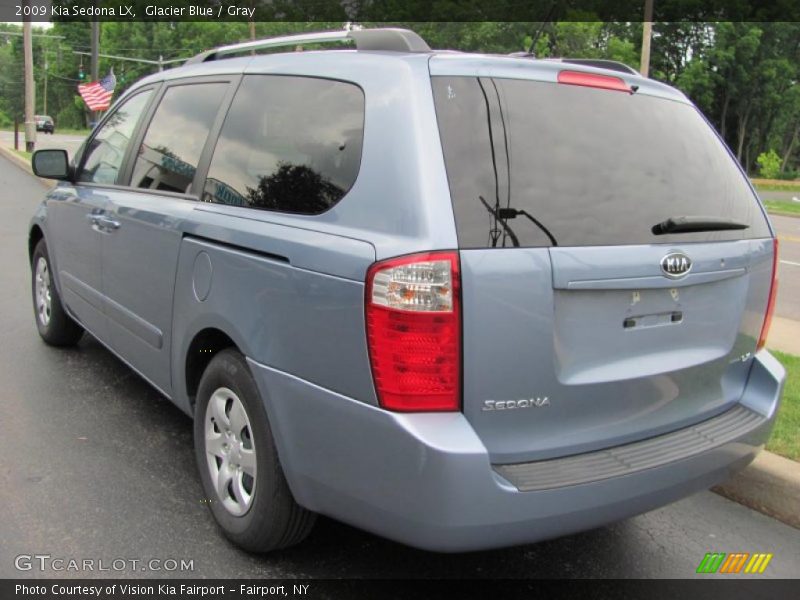 Glacier Blue / Gray 2009 Kia Sedona LX