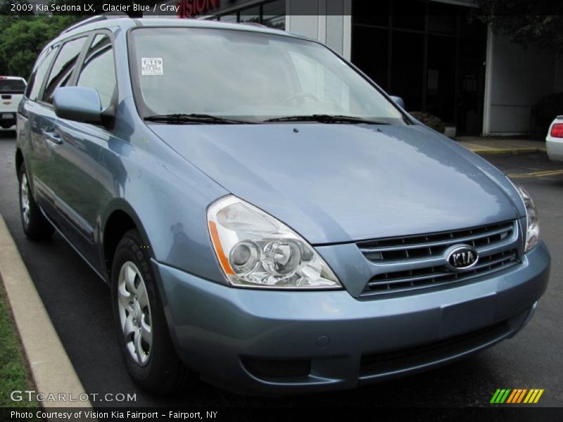 Glacier Blue / Gray 2009 Kia Sedona LX