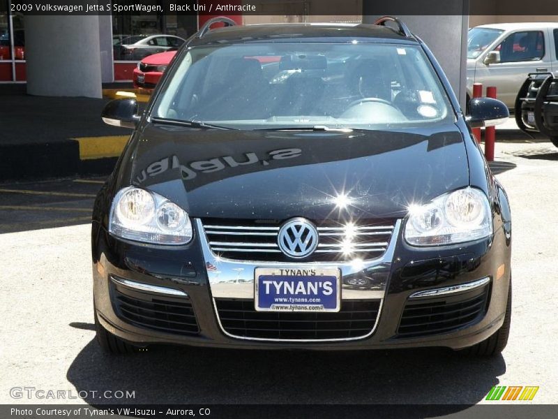 Black Uni / Anthracite 2009 Volkswagen Jetta S SportWagen