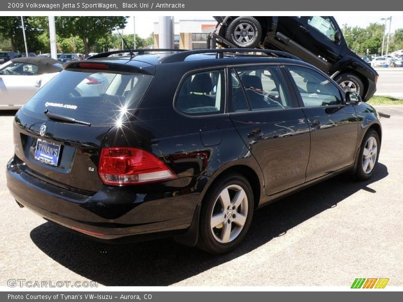 Black Uni / Anthracite 2009 Volkswagen Jetta S SportWagen