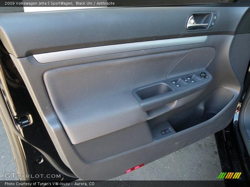 Black Uni / Anthracite 2009 Volkswagen Jetta S SportWagen