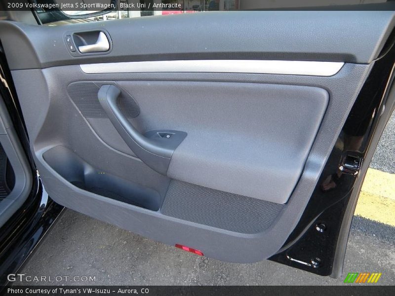Black Uni / Anthracite 2009 Volkswagen Jetta S SportWagen